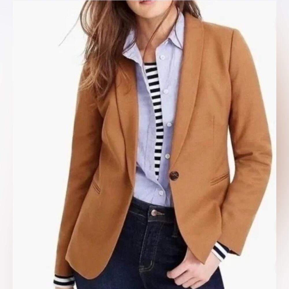 J. CREW classic wool schoolboy business professional blazer 0